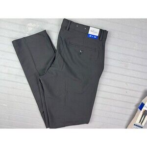 Greg Norman Size 36X34 Mens Pants Performance Classic Black Stretch Waistband